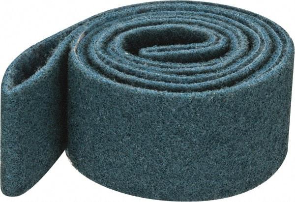 3M - 2" Wide x 72" OAL, Aluminum Oxide Abrasive Belt - Aluminum Oxide, Very Fine, Nonwoven, Series SC-BS - USA Tool & Supply