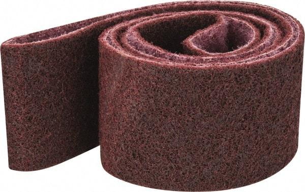 3M - 2-1/2" Wide x 60" OAL, Aluminum Oxide Abrasive Belt - Aluminum Oxide, Medium, Nonwoven, Series SC-BS - USA Tool & Supply