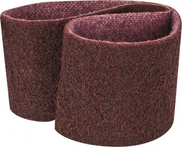 3M - 3" Wide x 24" OAL, Aluminum Oxide Abrasive Belt - Aluminum Oxide, Medium, Nonwoven, Series SC-BS - USA Tool & Supply