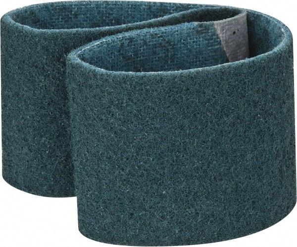 3M - 3" Wide x 24" OAL, Aluminum Oxide Abrasive Belt - Aluminum Oxide, Very Fine, Nonwoven, Series SC-BS - USA Tool & Supply