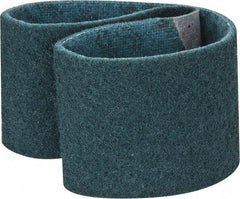 3M - 3" Wide x 24" OAL, Aluminum Oxide Abrasive Belt - Aluminum Oxide, Very Fine, Nonwoven, Series SC-BS - USA Tool & Supply