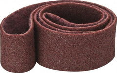 3M - 3" Wide x 72" OAL, Aluminum Oxide Abrasive Belt - Aluminum Oxide, Medium, Nonwoven, Series SC-BS - USA Tool & Supply