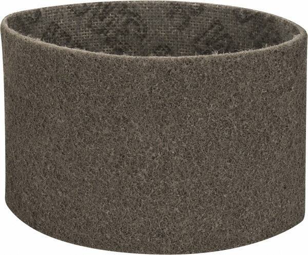 3M - 3-1/2" Wide x 15-1/2" OAL, Silicon Carbide Abrasive Belt - Silicon Carbide, Super Fine, Nonwoven, Series SC-BS - USA Tool & Supply