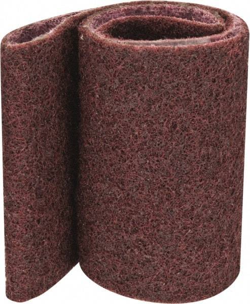 3M - 4" Wide x 24" OAL, Aluminum Oxide Abrasive Belt - Aluminum Oxide, Medium, Nonwoven, Series SC-BS - USA Tool & Supply