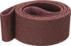 3M - 4" Wide x 132" OAL, Aluminum Oxide Abrasive Belt - Aluminum Oxide, Medium, Nonwoven, Series SC-BS - USA Tool & Supply