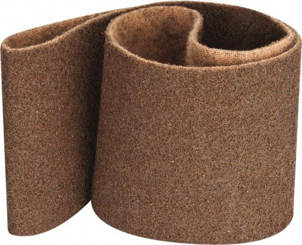 3M - 6" Wide x 48" OAL, Aluminum Oxide Abrasive Belt - Aluminum Oxide, Coarse, Nonwoven, Series SC-BS - USA Tool & Supply