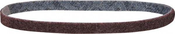 3M - 1/2" Wide x 18" OAL, Aluminum Oxide Abrasive Belt - Aluminum Oxide, Medium, Nonwoven, Series SE-BS - USA Tool & Supply
