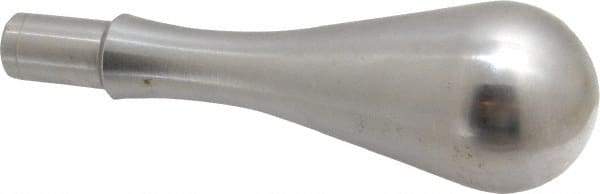 Gibraltar - 7/16" Press Fit Stem, Fixed Handwheel & Machine Handle - Carbon Steel Bulb Shape Handle, 11/16" Long Carbon Steel Stem, 3-29/32" OAL - USA Tool & Supply