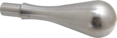 Gibraltar - 7/16" Press Fit Stem, Fixed Handwheel & Machine Handle - Carbon Steel Bulb Shape Handle, 11/16" Long Carbon Steel Stem, 3-29/32" OAL - USA Tool & Supply