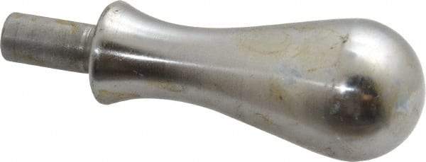 Gibraltar - 5/16" Press Fit Stem, Revolving Handwheel & Machine Handle - Carbon Steel Bulb Shape Handle, 9/16" Long Carbon Steel Stem, 2-5/8" OAL - USA Tool & Supply