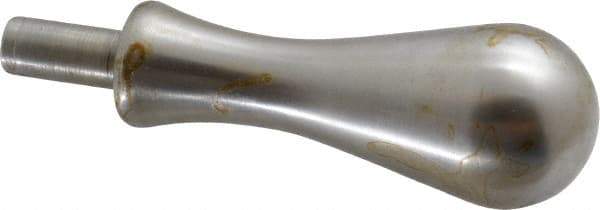 Gibraltar - 3/8" Press Fit Stem, Revolving Handwheel & Machine Handle - Carbon Steel Bulb Shape Handle, 3/4" Long Carbon Steel Stem, 3-25/32" OAL - USA Tool & Supply