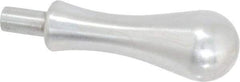 Gibraltar - 7/16" Press Fit Stem, Revolving Handwheel & Machine Handle - Carbon Steel Bulb Shape Handle, 3/4" Long Carbon Steel Stem, 4-1/32" OAL - USA Tool & Supply