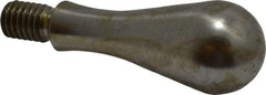Gibraltar - 3/8-16 Threaded Stem, Fixed Handwheel & Machine Handle - Carbon Steel Bulb Shape Handle, 9/16" Long Carbon Steel Stem, 2-11/16" OAL - USA Tool & Supply