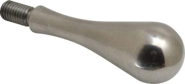 Gibraltar - 1/2-13 Threaded Stem, Fixed Handwheel & Machine Handle - Carbon Steel Bulb Shape Handle, 15/16" Long Carbon Steel Stem, 5" OAL - USA Tool & Supply