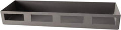 Durham - Gray, Steel, Cabinet Shelf - 12" Wide x 4" Deep x 1-1/2" High Body - USA Tool & Supply