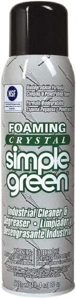 Simple Green - 20 oz Aerosol Cleaner/Degreaser - Aerosol, Biodegradable, Unscented - USA Tool & Supply