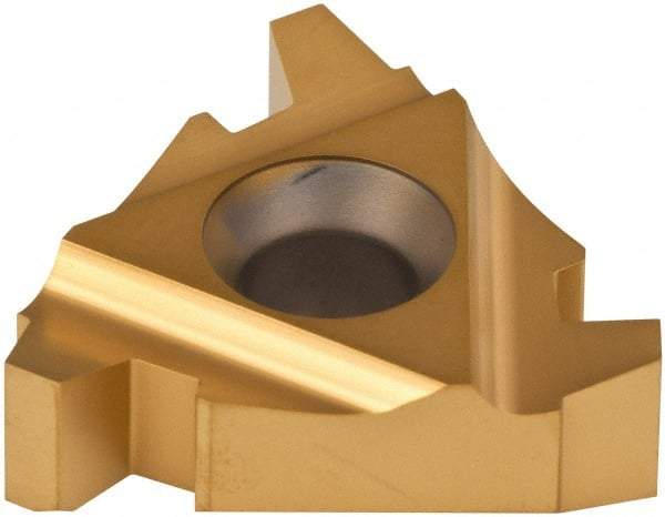 Carmex - 27IR Internal Right Hand 4 Acme Laydown Threading Insert - Grade P25C, TiN Coated Carbide - USA Tool & Supply