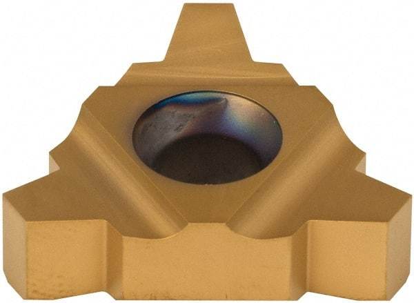 Carmex - 27UIR/L Internal Left & Right Hand 3 Acme Laydown Threading Insert - Grade P25C, TiN Coated Carbide - USA Tool & Supply