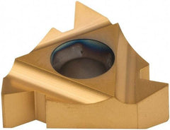 Carmex - 27IR Internal Right Hand 4.5-4 Partial Profile 60° Laydown Threading Insert - Grade P25C, TiN Coated Carbide - USA Tool & Supply