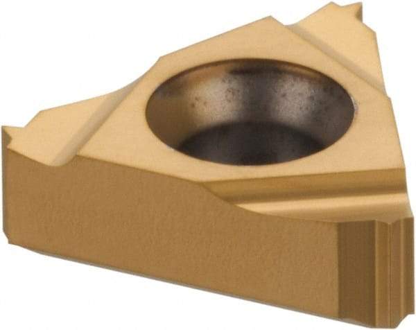 Carmex - 11ER External Right Hand 44 UN Laydown Threading Insert - Grade P25C, TiN Coated Carbide - USA Tool & Supply