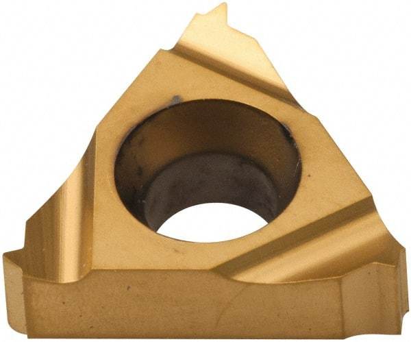 Carmex - 11ER External Right Hand 32 UN Laydown Threading Insert - Grade P25C, TiN Coated Carbide - USA Tool & Supply