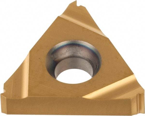 Carmex - 16ER External Right Hand 56 UN Laydown Threading Insert - Grade P25C, TiN Coated Carbide - USA Tool & Supply
