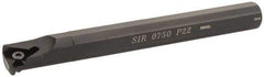 Carmex - Internal Thread, Right Hand Cut, 3/4" Shank Width x 3/4" Shank Height Indexable Threading Toolholder - 7" OAL, 22IR Insert Compatibility, SI Toolholder, Series SIR - USA Tool & Supply