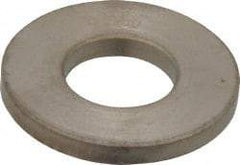 Gibraltar - 1/2" Screw, Grade 12L14 Case Hardened Steel Standard Flat Washer - 17/32" ID x 1-1/8" OD, 1/8" Thick, Nickel-Plated Finish - USA Tool & Supply