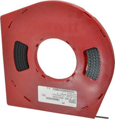 Starrett - 1/4" x 100' x 0.025" Carbon Steel Band Saw Blade Coil Stock - 32 TPI, Toothed Edge, Straight Form, Wavy Set, Flexible Back, No Rake Angle, Constant Pitch, Contour Cutting - USA Tool & Supply