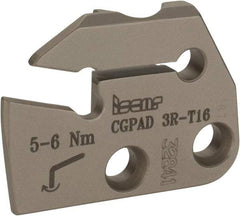 Iscar - 2.8 to 4mm Groove Width, 16mm Max Depth of Cut, Right Hand Cut, Indexable Grooving Blade - GIF.., GIM.., GIP.., TIP.. Insert Style, Series Cut Grip - USA Tool & Supply