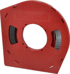 Starrett - 1/2" x 100' x 0.025" Carbon Steel Band Saw Blade Coil Stock - 6 TPI, Toothed Edge, Hook Form, Raker Set, Flexible Back, Positive Angle, Constant Pitch, Contour Cutting - USA Tool & Supply