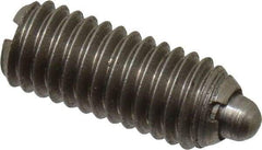 Gibraltar - 10-32, 0.468" Thread Length, 0.065" Plunger Projection, Stainless Steel Threaded Spring Plunger - 0.093" Max Plunger Diam, 0.468" Plunger Length, 0.75 Lb Init End Force, 2.5 Lb Final End Force - USA Tool & Supply