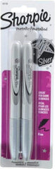 Sharpie - Metallic Silver Wet Surface Pen - Fine Tip, AP Nontoxic Ink - USA Tool & Supply