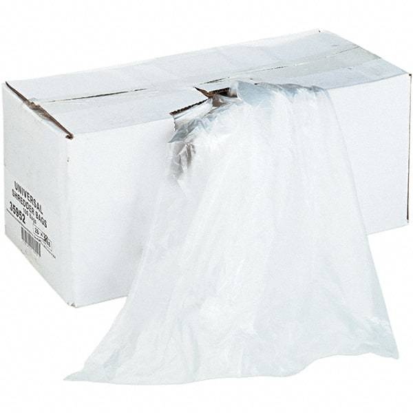 UNIVERSAL - Clear Shredder Waste Bag - Use with Shredder - USA Tool & Supply