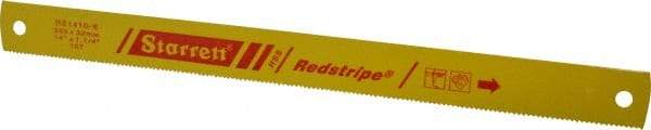 Starrett - 14" Long, 10 Teeth per Inch, High Speed Steel Power Hacksaw Blade - Toothed Edge, 1-1/4" Wide x 0.062" Thick - USA Tool & Supply
