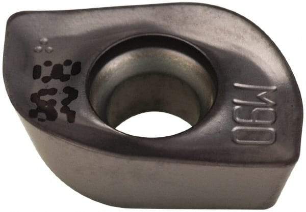 Iscar - HM90 ADKT150564 Grade IC908 Carbide Milling Insert - TiAlN Finish, 0.2224" Thick, 6.4mm Corner Radius - USA Tool & Supply