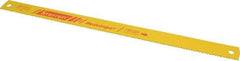 Starrett - 17" Long, 6 Teeth per Inch, High Speed Steel Power Hacksaw Blade - Toothed Edge, 1-1/4" Wide x 0.062" Thick - USA Tool & Supply