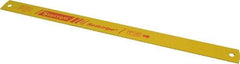 Starrett - 17" Long, 10 Teeth per Inch, High Speed Steel Power Hacksaw Blade - Toothed Edge, 1-1/4" Wide x 0.062" Thick - USA Tool & Supply