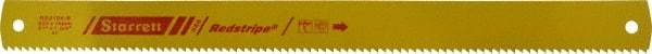 Starrett - 21" Long, 4 Teeth per Inch, High Speed Steel Power Hacksaw Blade - Toothed Edge, 1-3/4" Wide x 0.088" Thick - USA Tool & Supply