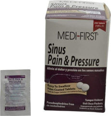 Medique - Medi-First Sinus Pain & Pressure Tablets - Sinus Relief - USA Tool & Supply