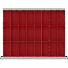 LISTA - 24-Compartment Drawer Divider Layout for 3.15" High Drawers - USA Tool & Supply