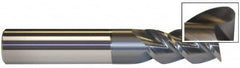 Accupro - 5/8" Diam 3 Flute Solid Carbide 0.025" Corner Radius End Mill - USA Tool & Supply