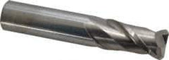 Accupro - 3/4", 2 Flute, Single End, Solid Carbide, 1/8" Corner Radius End Mill - 4" OAL, 40° Helix, Right Hand Flute, 1-1/2" LOC, Right Hand Cut - USA Tool & Supply