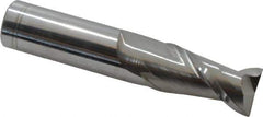 Accupro - 3/4", 2 Flute, Single End, Solid Carbide, 0.02" Corner Radius End Mill - 4" OAL, 40° Helix, Right Hand Flute, 1-1/2" LOC, Right Hand Cut - USA Tool & Supply