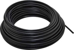 Parker - 11/64" ID x 1/4" OD, 0.04" Wall Thickness, 100' Long, Polyethylene Tube - Black, 120 Max psi, -80 to 150°F - USA Tool & Supply