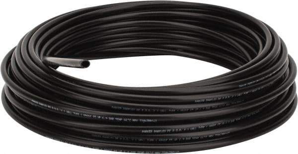 Parker - 8mm OD, 100' Long, Polyethylene Tube - Black, -80 to 150°F - USA Tool & Supply