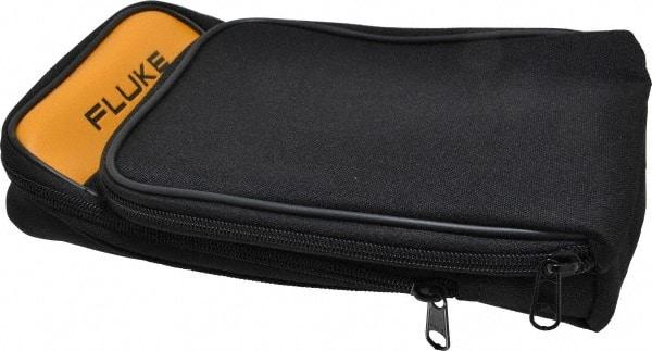 Fluke - Black/Yellow Electrical Test Equipment Case - Use with Digital Multimeters - USA Tool & Supply