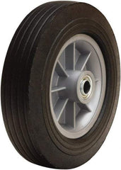 Hamilton - 10 Inch Diameter x 2-3/4 Inch Wide, Rubber on Polypropylene Caster Wheel - 500 Lb. Capacity, 3-1/4 Inch Hub Length, 3/4 Inch Axle Diameter, Ball Bearing - USA Tool & Supply