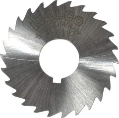 Made in USA - 1-1/2" Diam x 1/16" Blade Thickness x 1/2" Arbor Hole Diam, 26 Tooth Slitting and Slotting Saw - Arbor Connection, Right Hand, Uncoated, High Speed Steel, Concave Ground, Contains Keyway - USA Tool & Supply