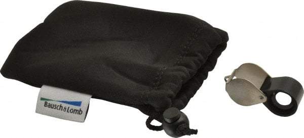 Bausch & Lomb - 14x Magnification, 0.7874 Inch Focal Distance, Handheld Magnifier - 1 Lens, Round - USA Tool & Supply